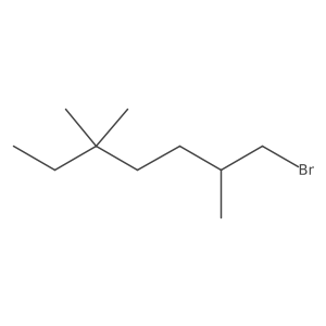 1-Bromo-2,5,5-trimethylheptane结构式