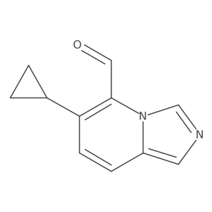 6-Cyclopropylimidazo[1,5-a]pyridine-5-carbaldehyde Structure