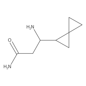 (3S)-3-amino-3-{spiro[2.2]pentan-1-yl}propanamide Structure