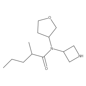 N-(azetidin-3-yl)-2-methyl-N-(oxolan-3-yl)pentanamide Structure