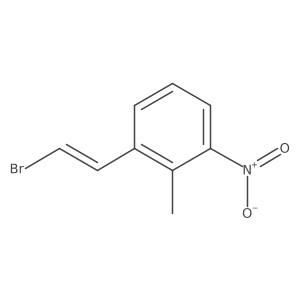 1-(2-Bromoethenyl)-2-methyl-3-nitrobenzene Structure