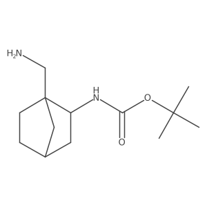 Tert-butyl N-[1-(aminomethyl)-2-bicyclo[2.2.1]heptanyl]carbamate Structure