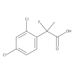 2-(2,4-Dichlorophenyl)-2-fluoropropanoic acid结构式
