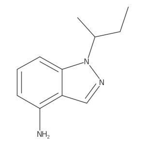 1-(butan-2-yl)-1H-indazol-4-amine结构式