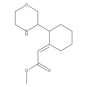 methyl 2-[(1Z)-2-(morpholin-3-yl)cyclohexylidene]acetate Structure