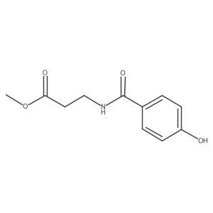 3-(4-Hydroxy-benzoylamino)-propionic acid methyl ester Structure