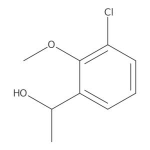 (1S)-1-(3-chloro-2-methoxyphenyl)ethan-1-ol Structure