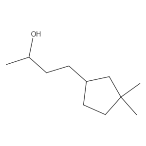 (2S)-4-(3,3-dimethylcyclopentyl)butan-2-ol Structure