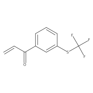 1-{3-[(Trifluoromethyl)sulfanyl]phenyl}prop-2-en-1-one结构式