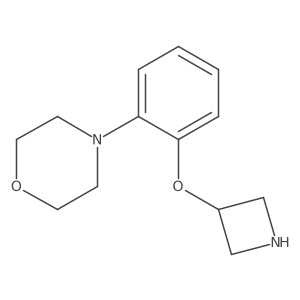 4-[2-(Azetidin-3-yloxy)phenyl]morpholine结构式