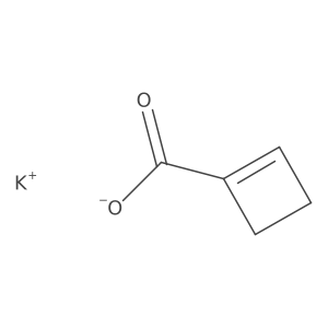 Potassiumcyclobut-1-ene-1-carboxylate结构式
