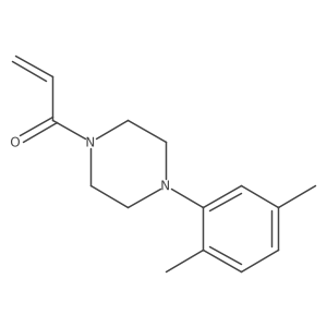 1-[4-(2,5-Dimethylphenyl)piperazin-1-yl]prop-2-en-1-one Structure