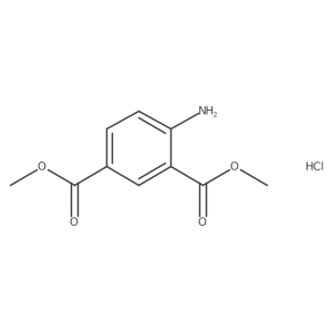 1,3-Dimethyl 4-aminobenzene-1,3-dicarboxylate hydrochloride结构式