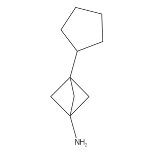 3-Cyclopentylbicyclo[1.1.1]pentan-1-amine Structure