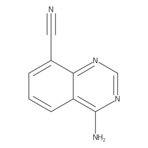 4-Aminoquinazoline-8-carbonitrile结构式