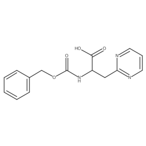 (2S)-2-{[(benzyloxy)carbonyl]amino}-3-(pyrimidin-2-yl)propanoic acid Structure