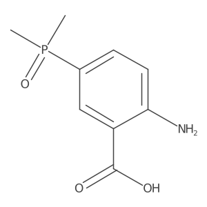 2-Amino-5-(dimethylphosphoryl)benzoic acid结构式
