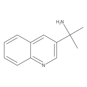 2-(Quinolin-3-yl)propan-2-amine结构式