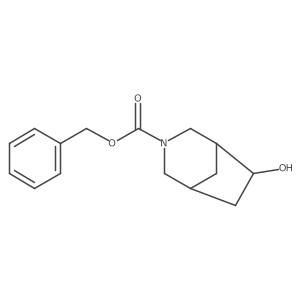 Benzyl 6-hydroxy-3-azabicyclo[3.2.1]octane-3-carboxylate Structure