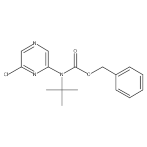 benzyl N-tert-butyl-N-(6-chloropyrazin-2-yl)carbamate Structure