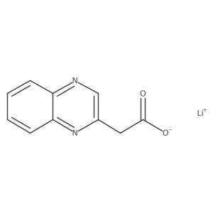 Lithium(1+) 2-(quinoxalin-2-yl)acetate Structure