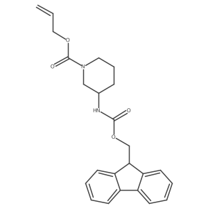 prop-2-en-1-yl 3-({[(9H-fluoren-9-yl)methoxy]carbonyl}amino)piperidine-1-carboxylate Structure