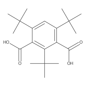 2,4,6-Tri-tert-butylisophthalic acid Structure