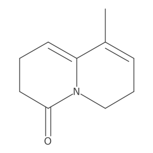 4H-Quinolizin-4-one, 2,3,6,7-tetrahydro-9-methyl- Structure