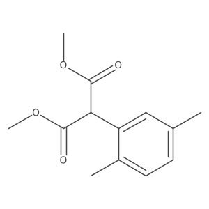 2-(2,5-Dimethylphenyl)propanedioic acid 1,3-dimethyl ester Structure