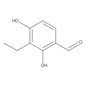 3-Ethyl-2,4-dihydroxybenzaldehyde结构式