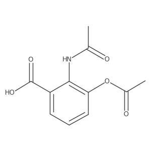 2-(Acetylamino)-3-(acetyloxy)benzoic acid结构式