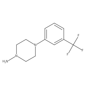 4-(3-(Trifluoromethyl)phenyl)piperazin-1-amine结构式