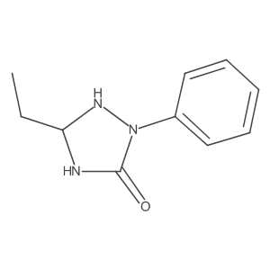 5-Ethyl-2-phenyl-1,2,4-triazolidin-3-one结构式