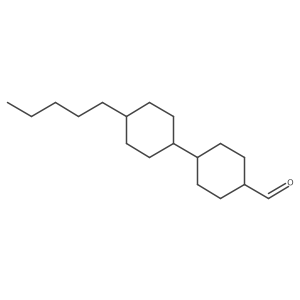 trans-4-(trans-4-Pentylcyclohexyl)cyclohexanecarbaldehyde结构式