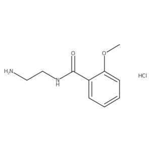 N-(2-aminoethyl)-2-methoxybenzamide hydrochloride结构式
