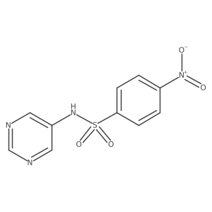 Benzenesulfonamide,4-nitro-n-5-pyrimidinyl-结构式