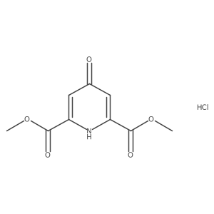 Dimethyl 4-hydroxypyridine-2,6-dicarboxylate hydrochloride结构式