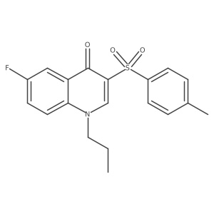 6-fluoro-1-propyl-3-tosylquinolin-4(1H)-one Structure