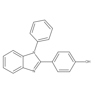 1-Phenyl-2-(4-hydroxyphenyl)benzimidazole结构式