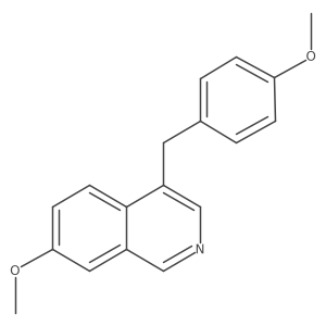7-Methoxy-4-(4-methoxybenzyl)isoquinoline Structure