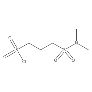 3-(Dimethylsulfamoyl)propane-1-sulfonyl chloride Structure