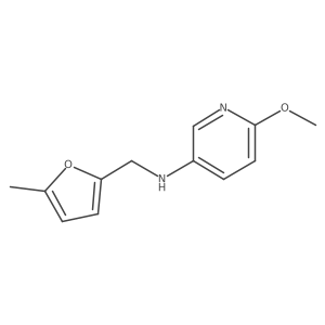 6-Methoxy-N-((5-methylfuran-2-yl)methyl)pyridin-3-amine Structure