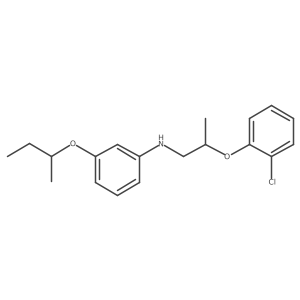 N-[3-(Sec-butoxy)phenyl]-N-[2-(2-chlorophenoxy)-propyl]amine结构式