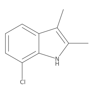 7-chloro-2,3-dimethyl-1H-indole Structure