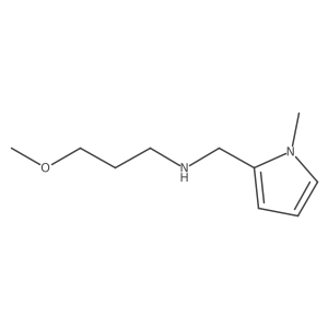 3-Methoxy-N-((1-methyl-1h-pyrrol-2-yl)methyl)propan-1-amine结构式
