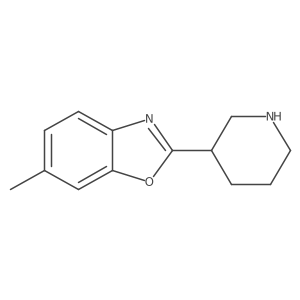 6-Methyl-2-(piperidin-3-yl)benzo[d]oxazole Structure