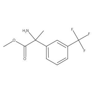 Methyl 2-amino-2-(3-(trifluoromethyl)phenyl)propanoate Structure