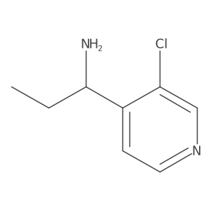 (1R)-1-(3-Chloro(4-pyridyl))propylamine Structure