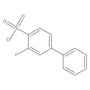 3-Fluoro-biphenyl-4-sulfonylchloride Structure