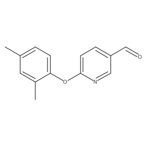 6-(2,4-Dimethylphenoxy)nicotinaldehyde结构式